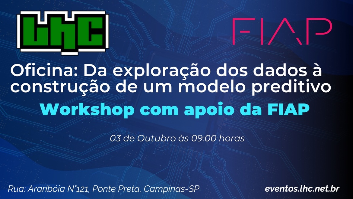 Oficina: Da exploração dos dados à construção de um modelo preditivo
